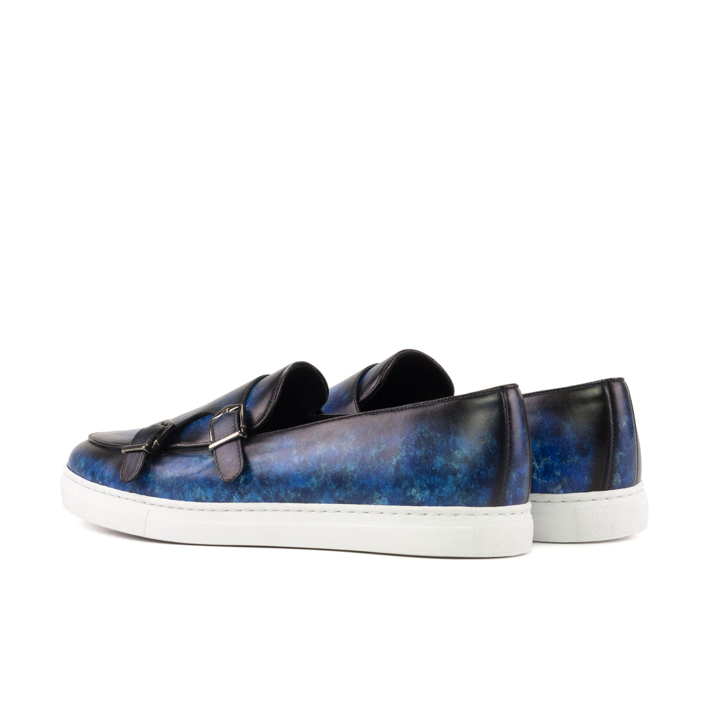Navy Patina Monk Sneaker