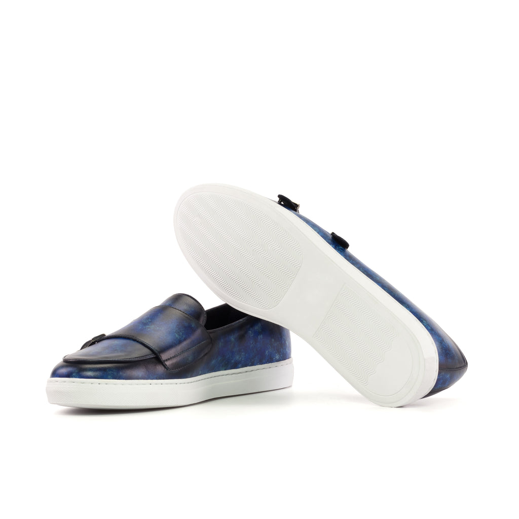 Navy Patina Monk Sneaker