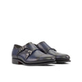 Denim Cap Toe Double Monk