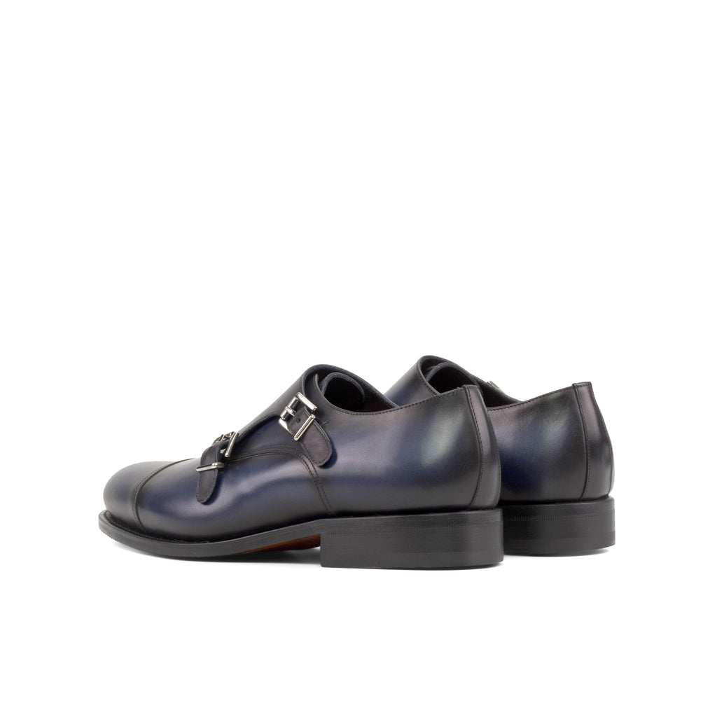 Denim Cap Toe Double Monk
