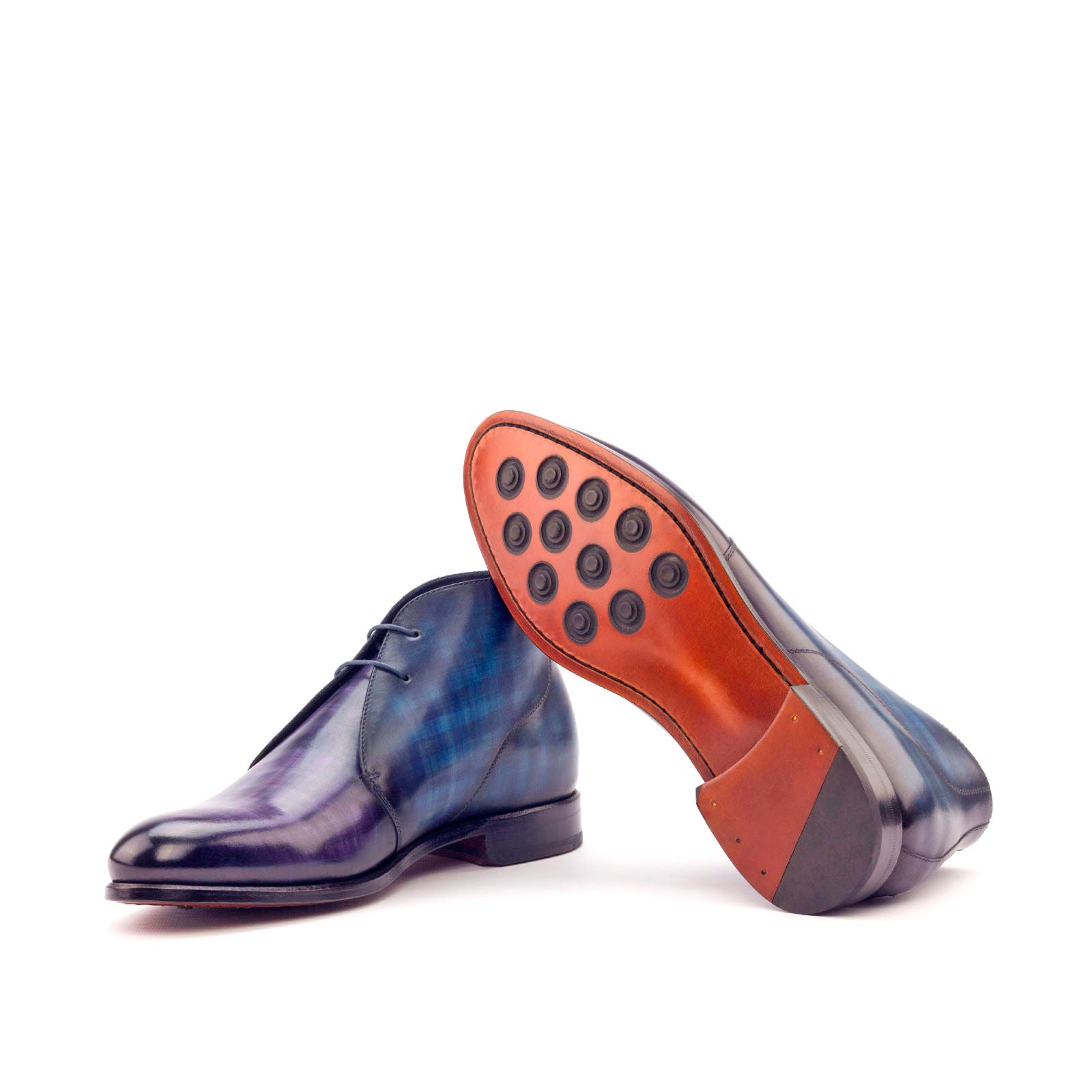 Denim Purple Patina Chukka