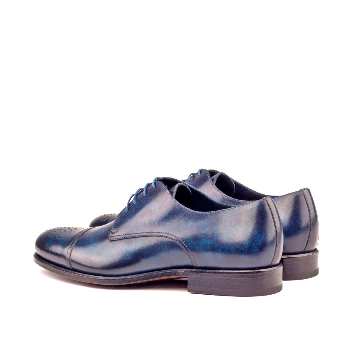 Denim Derby Cap Toe Oxford