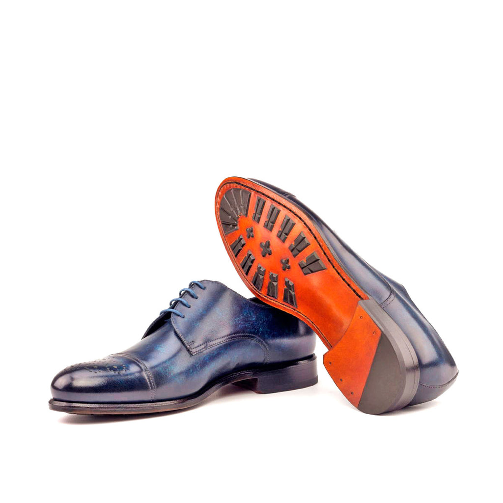 Denim Derby Cap Toe Oxford