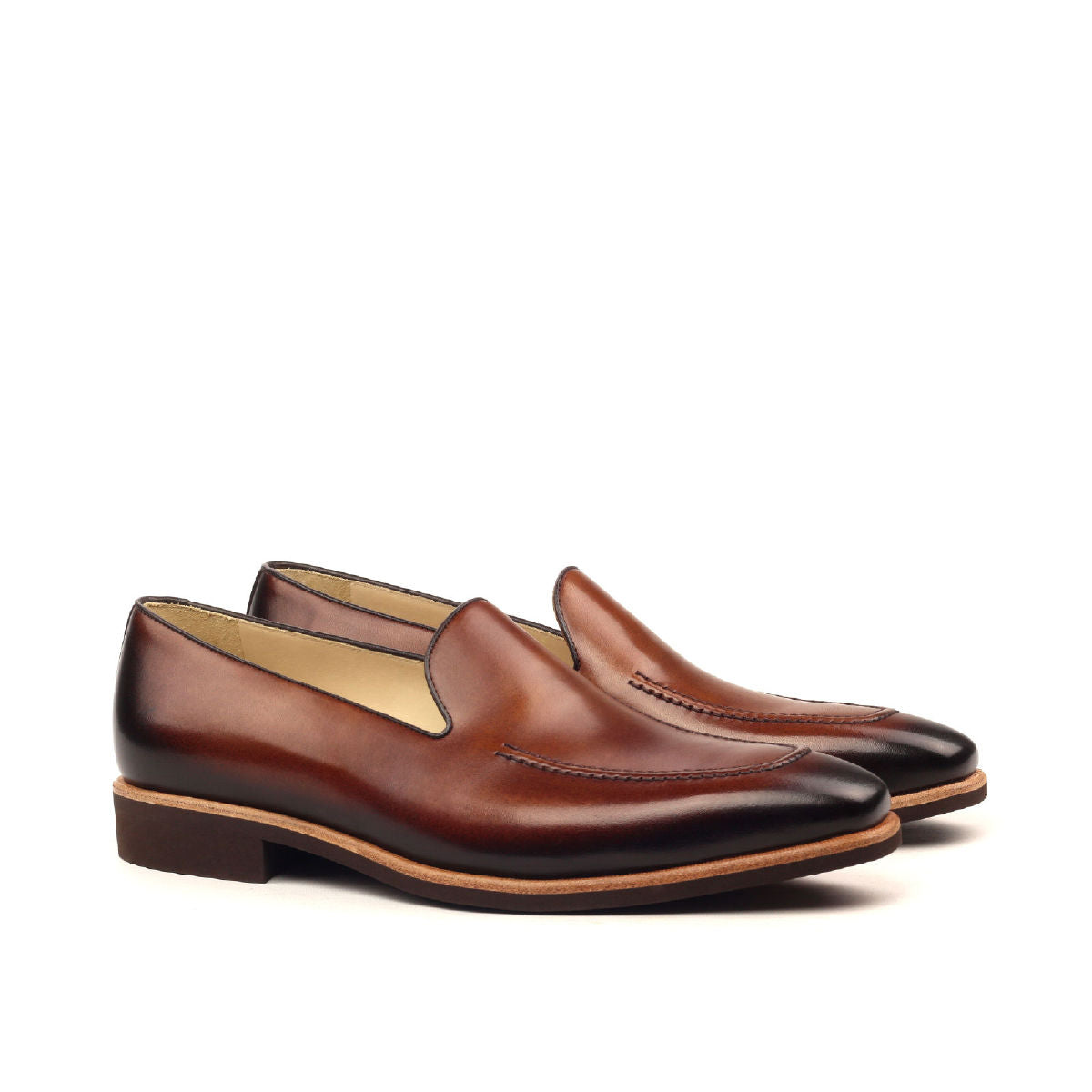 Dark Brown Patina Loafer