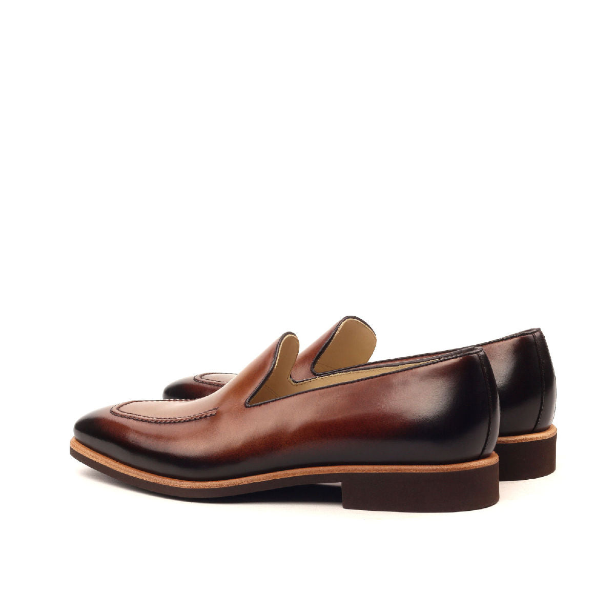 Dark Brown Patina Loafer