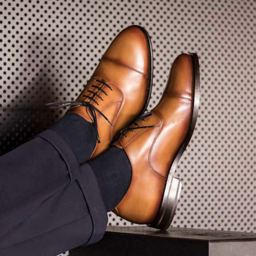 Sartorial Lounge Classic Oxford - Cognac