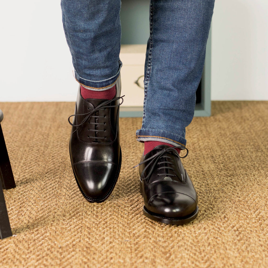 The Classic Black Oxford