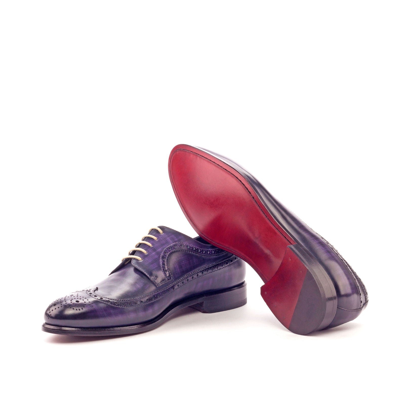 The Royal - Purple Patina Long Wingtip