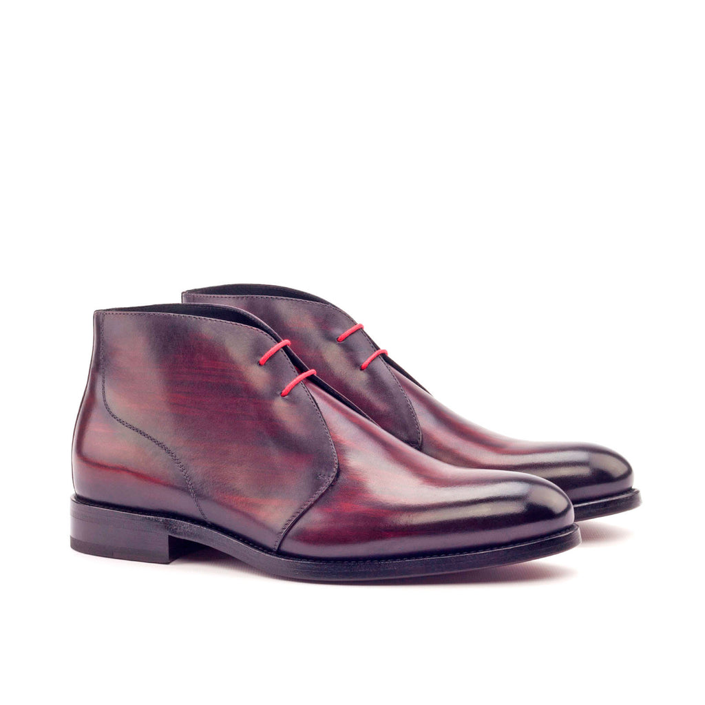 Burgundy Patina Chukka